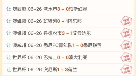 2026世亚预避雷指南：热门赛事胜负详解，不容错过的赛程攻略